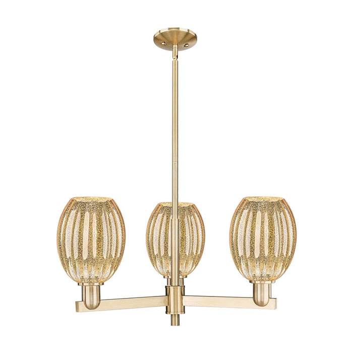 Innovations Preston 3Lt 18" Bell Stem Chandelier, CBZ/MC - 716-3CR-CB-G459-6ME