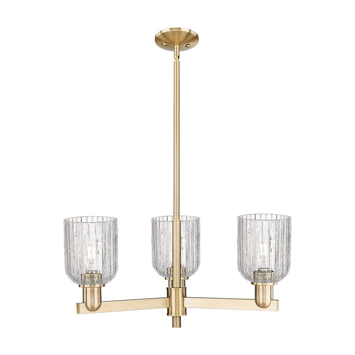 Innovations Bridal Veil 3Lt 18" Chandelier, CBZ/Clear - 716-3CR-CB-G559-5CL