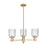 Innovations Bridal Veil 3Lt 18" Chandelier, CBZ/Seed - 716-3CR-CB-G559-5SDY