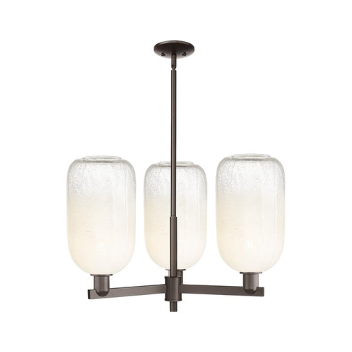 Innovations BH Cloche 3Lt 18" Stem Chandelier, OB/OP - 716-3CR-OB-G482-7OP