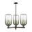 Innovations BH Cloche 3Lt 18" Stem Chandelier, OB/SL - 716-3CR-OB-G482-7SL