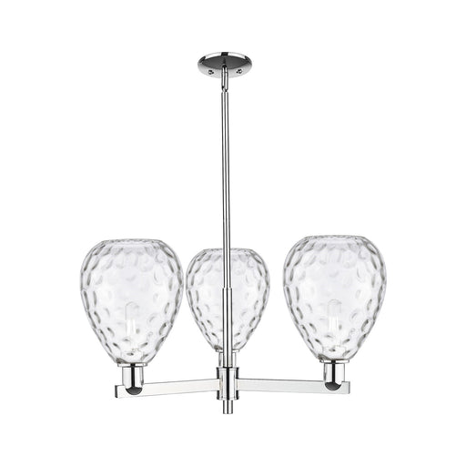 Innovations Waverly 30in 3-Light Pendant | Industrial Polished Chrome Steel and Clear Glass | Kitchen Island & Dining Room | 29.75 | Model 716-3CR-PC-G372