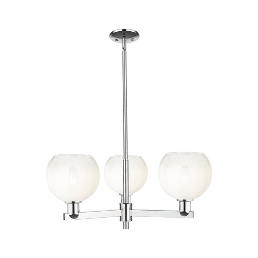 Innovations Brookhaven Globe 30in 3-Light Pendant | Industrial Polished Chrome and Opal Glass | Kitchen Island & Dining Room | Model 716-3CR-PC-G483-8OP