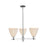 Innovations NB Dome 3Lt 18" Chandelier, CH/NF - 716-3CR-PC-NBD-75-NAT