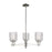 Innovations Bridal Veil 3Lt 18" Chandelier, PN/Clear - 716-3CR-PN-G559-5CL