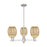 Innovations Preston 3Lt 18" Bell Stem Chandelier, SN/MC - 716-3CR-SN-G459-6ME