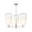Innovations BH Cloche 3Lt 18" Stem Chandelier, SN/OP - 716-3CR-SN-G482-7OP