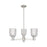 Innovations Bridal Veil 3Lt 18" Chandelier, SN/Clear - 716-3CR-SN-G559-5CL