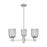 Innovations Bridal Veil 3Lt 18" Chandelier, SN/Smoke - 716-3CR-SN-G559-5SM