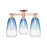 Innovations Brookhaven Almond 3Lt 24" Semi-Flush, Copper/SB - 716-3F-AC-G480-6SB