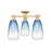Innovations Brookhaven Almond 3Lt 24" Semi-Flush, BB/SB - 716-3F-BB-G480-6SB