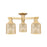 Innovations Bridal Veil 3Lt 23" Semi-Flush, BB/Mercury - 716-3F-BB-G559-5ME
