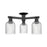 Innovations Bridal Veil 3Lt 23" Semi-Flush, Black/Seed - 716-3F-BK-G559-5SDY
