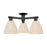 Innovations NB Dome 3Lt 25" Semi-Flush, BK/NF - 716-3F-BK-NBD-75-NAT