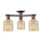 Innovations Bridal Veil 3Lt 23" Semi-Flush, Bronze/Mercury - 716-3F-OB-G559-5ME