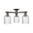 Innovations Bridal Veil 3Lt 23" Semi-Flush, OB/Seed - 716-3F-OB-G559-5SDY