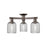 Innovations Bridal Veil 3Lt 23" Semi-Flush, OB/Smoke - 716-3F-OB-G559-5SM