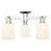 Innovations Bridal Veil 3Lt 23" Semi-Flush, PN/White - 716-3F-PN-G559-5GWH