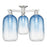 Innovations Brookhaven Cloche 3Lt 25" Semi-Flush, SN/SB - 716-3F-SN-G482-7SB