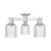 Innovations Bridal Veil 3Lt 23" Semi-Flush, SN/Seed - 716-3F-SN-G559-5SDY