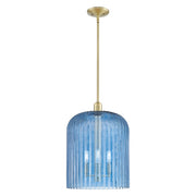 Innovations Bridal Veil 3Lt 12" Stem Mini Pendant, AB/Blue - 716-3S-AB-G559-12BL