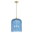 Innovations Bridal Veil 3Lt 12" Stem Mini Pendant, AB/Blue - 716-3S-AB-G559-12BL