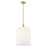 Innovations Bridal Veil 3Lt 12" Stem Mini Pendant, AB/GW - 716-3S-AB-G559-12GWH