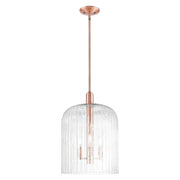Innovations Bridal Veil 3Lt 12" Stem Mini Pendant, CP/CL - 716-3S-AC-G559-12CL