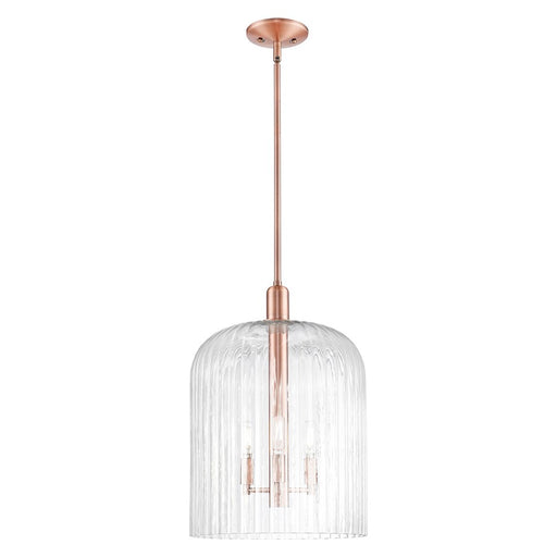 Innovations Bridal Veil 3Lt 12" Stem Mini Pendant, CP/CL - 716-3S-AC-G559-12CL