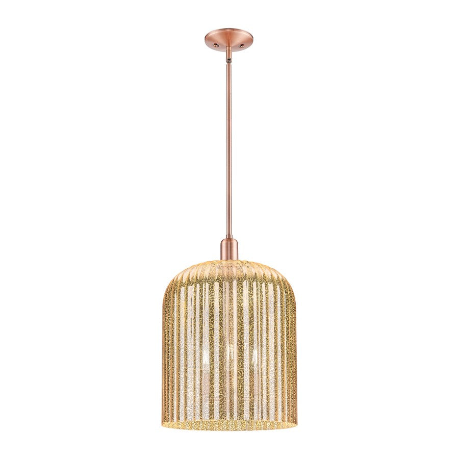 Innovations Bridal Veil 3Lt 12" Stem Mini Pendant, CP/MC - 716-3S-AC-G559-12ME