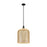 Innovations Bridal Veil 3Lt 12" Stem Mini Pendant, BK/MC - 716-3S-BK-G559-12ME
