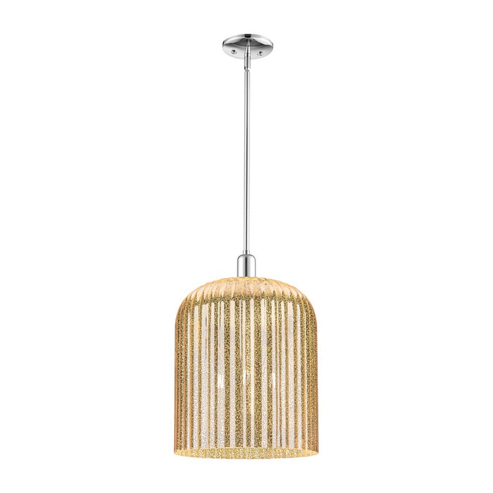 Innovations Bridal Veil 3Lt 12" Stem Mini Pendant, CH/MC - 716-3S-PC-G559-12ME