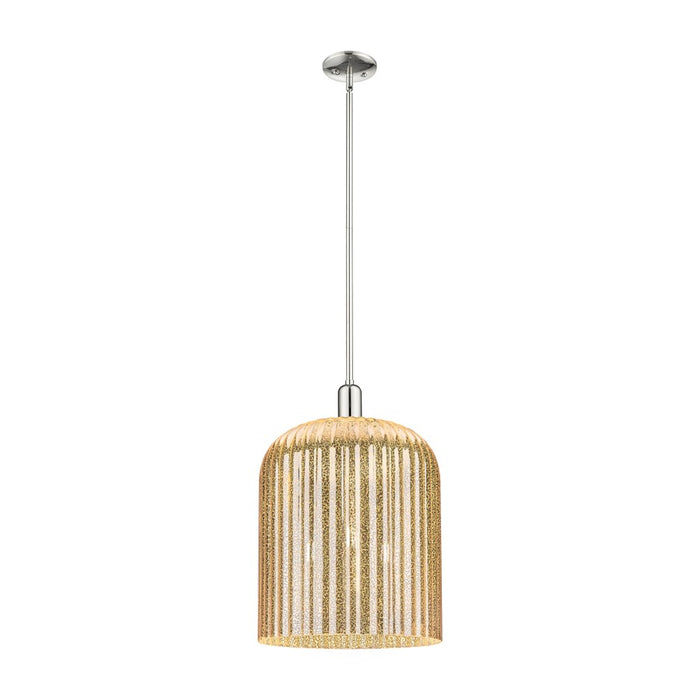 Innovations Bridal Veil 3Lt 12" Stem Mini Pendant, PN/MC - 716-3S-PN-G559-12ME