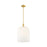 Innovations Bridal Veil 3Lt 12" Stem Mini Pendant, GD/GW - 716-3S-SG-G559-12GWH