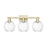 Innovations Preston 3Lt 26" Globe Bath, Antique Brass/Clear