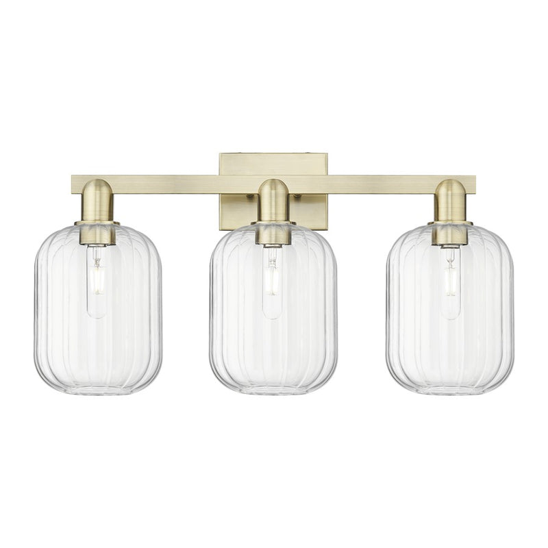 Innovations Preston 3Lt 26" Jar Bath, Antique Brass/Clear