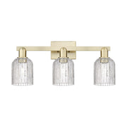 Innovations Bridal Veil 3Lt 24" Bath, Antique Brass/Clear - 716-3W-AB-G559-5CL