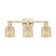 Innovations Bridal Veil 3Lt 24" Bath, Antique Brass/Mercury - 716-3W-AB-G559-5ME