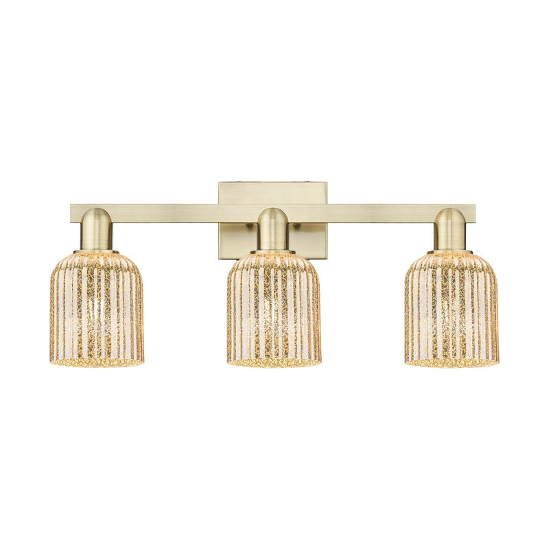 Innovations Bridal Veil 3Lt 24" Bath, Antique Brass/Mercury
