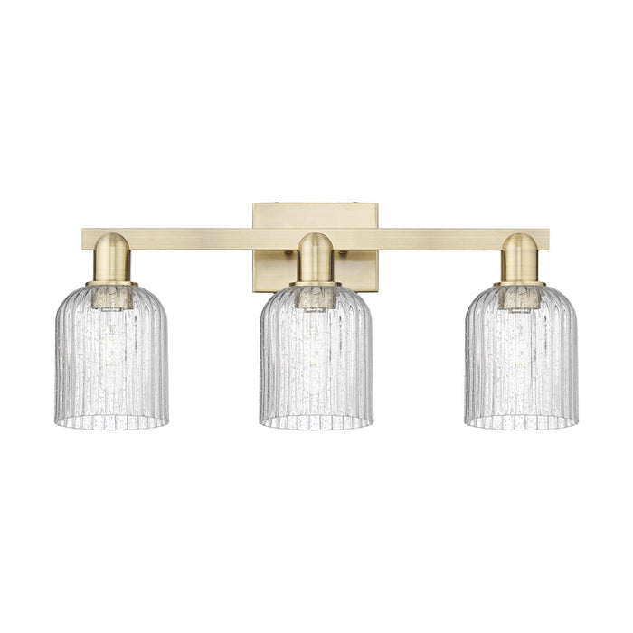 Innovations Bridal Veil 3Lt 24" Bath, Antique Brass/Seed