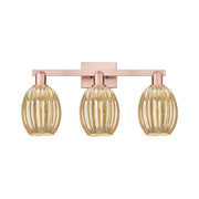 Innovations Preston 3Lt 26" Bell Bath Light, Copper/Mercury - 716-3W-AC-G459-6ME