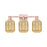 Innovations Preston 3Lt 26" Jar Bath Light, Copper/Mercury - 716-3W-AC-G460-7ME