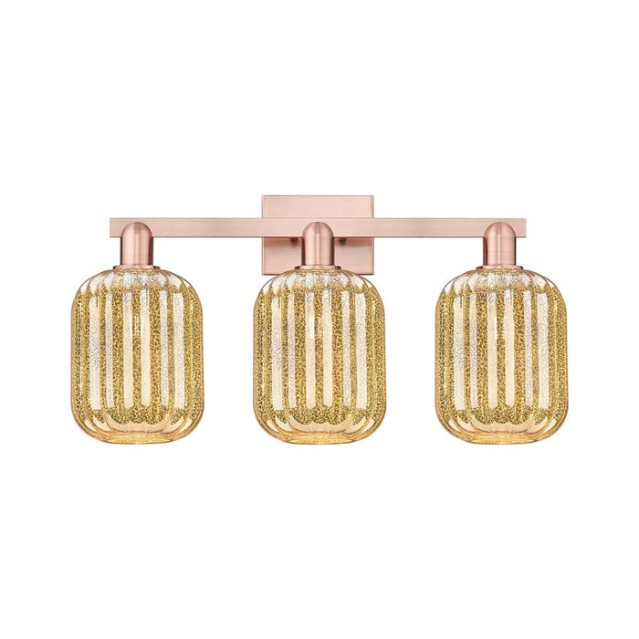 Innovations Preston 3Lt 26" Jar Bath Light, Copper/Mercury