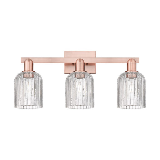 Innovations Bridal Veil 3Lt 24" Bath Light, Copper/Clear - 716-3W-AC-G559-5CL