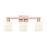 Innovations Bridal Veil 3Lt 24" Bath, Copper/Gloss White