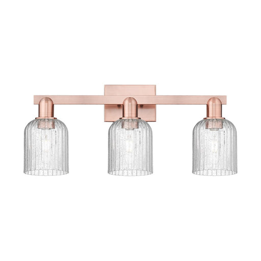 Innovations Bridal Veil 3Lt 24" Bath Light, Copper/Seedy