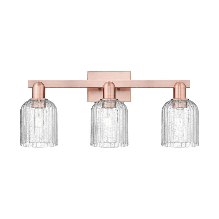 Innovations Bridal Veil 3Lt 24" Bath Light, Copper/Seedy