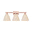 Innovations Natural Ballston Dome 3Lt 26" Bath, Copper/NF - 716-3W-AC-NBD-75-NAT