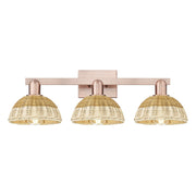 Innovations NB Dome 3Lt 26" Bath, Copper/Nat - 716-3W-AC-NBD2-75-NAT