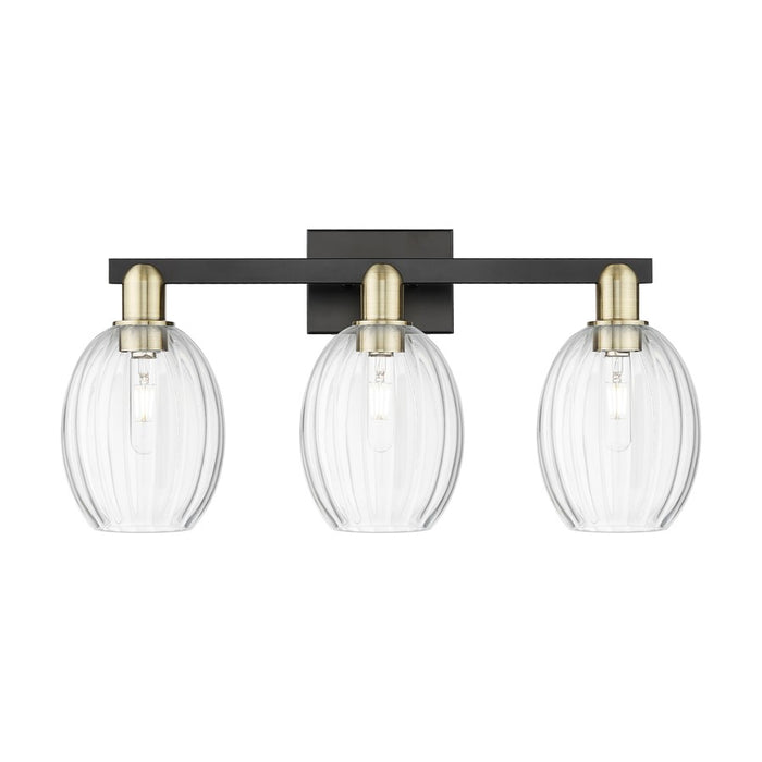 Innovations Preston 3Lt 26" Bell Bath, Black Brass/Clear